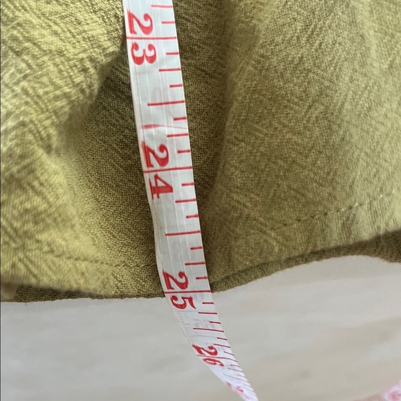 Universal Thread XXL olive green tiered peplum tank top 100% cotton - Picture 7 of 7